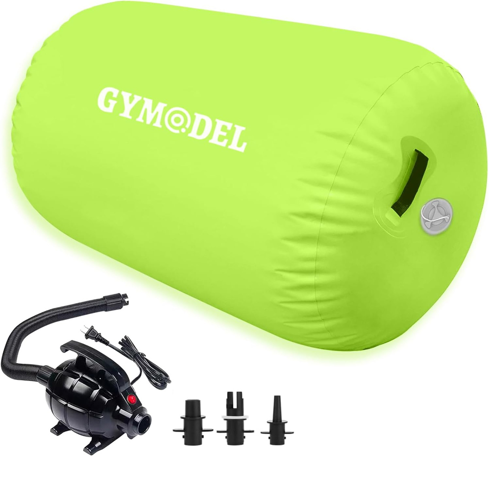 Home Gym For Kids - ลูกกลิ้งลมสำหรับยิมนาสติกแบบกำหนดเอง, ลูกกลิ้งลมเป่าลมสำหรับฝึกงอหลัง, กระบอกลม PVC นุ่มสำหรับเด็กและผู้ใหญ่ ใช้ในยิมที่บ้าน