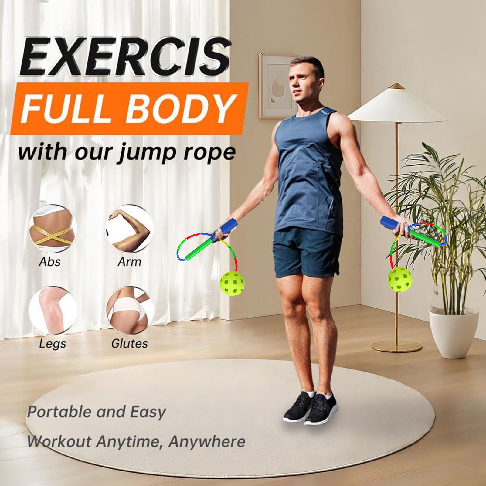เชือกกระโดดแบบไร้สายพร้อมลูกบอ - Home Gym For Kids บทวิจารณ์และราคา