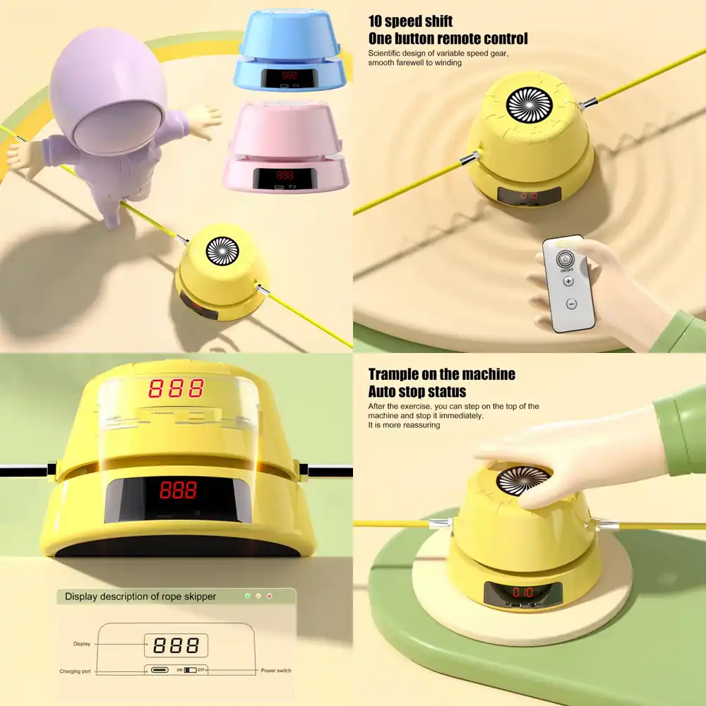 WAP01 เครื่องกระโดดเชือกไฟฟ้าอ - Home Gym For Kids บทวิจารณ์และราคา