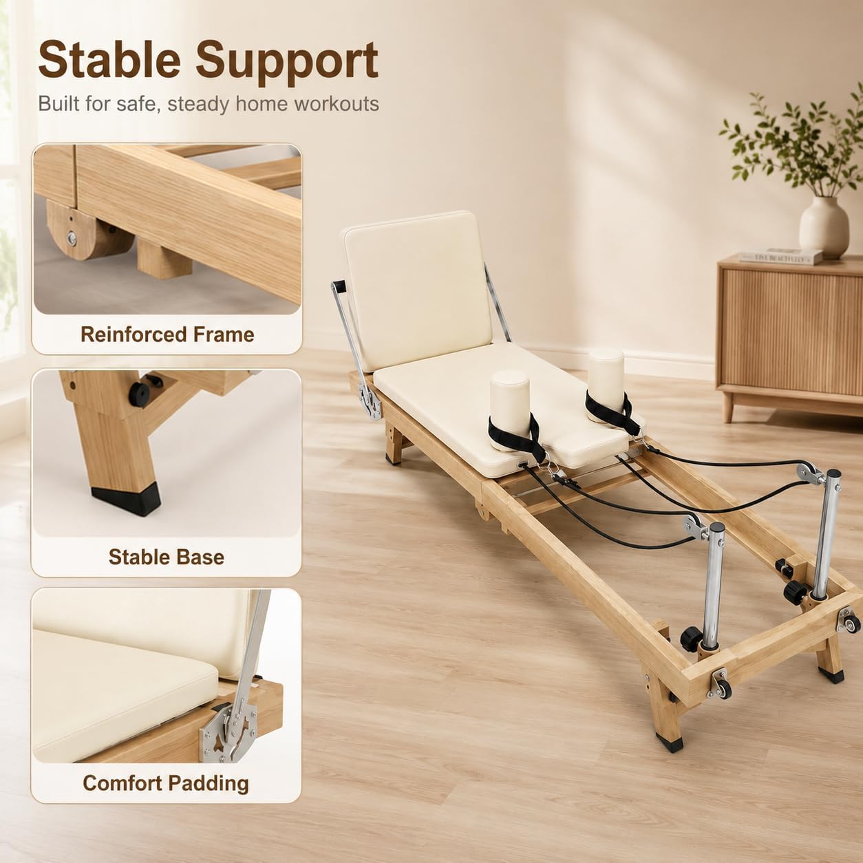 เครื่องพิลาทิสแบบพับได้ขนาด 75 - Home Gym Full Setup บทวิจารณ์และราคา