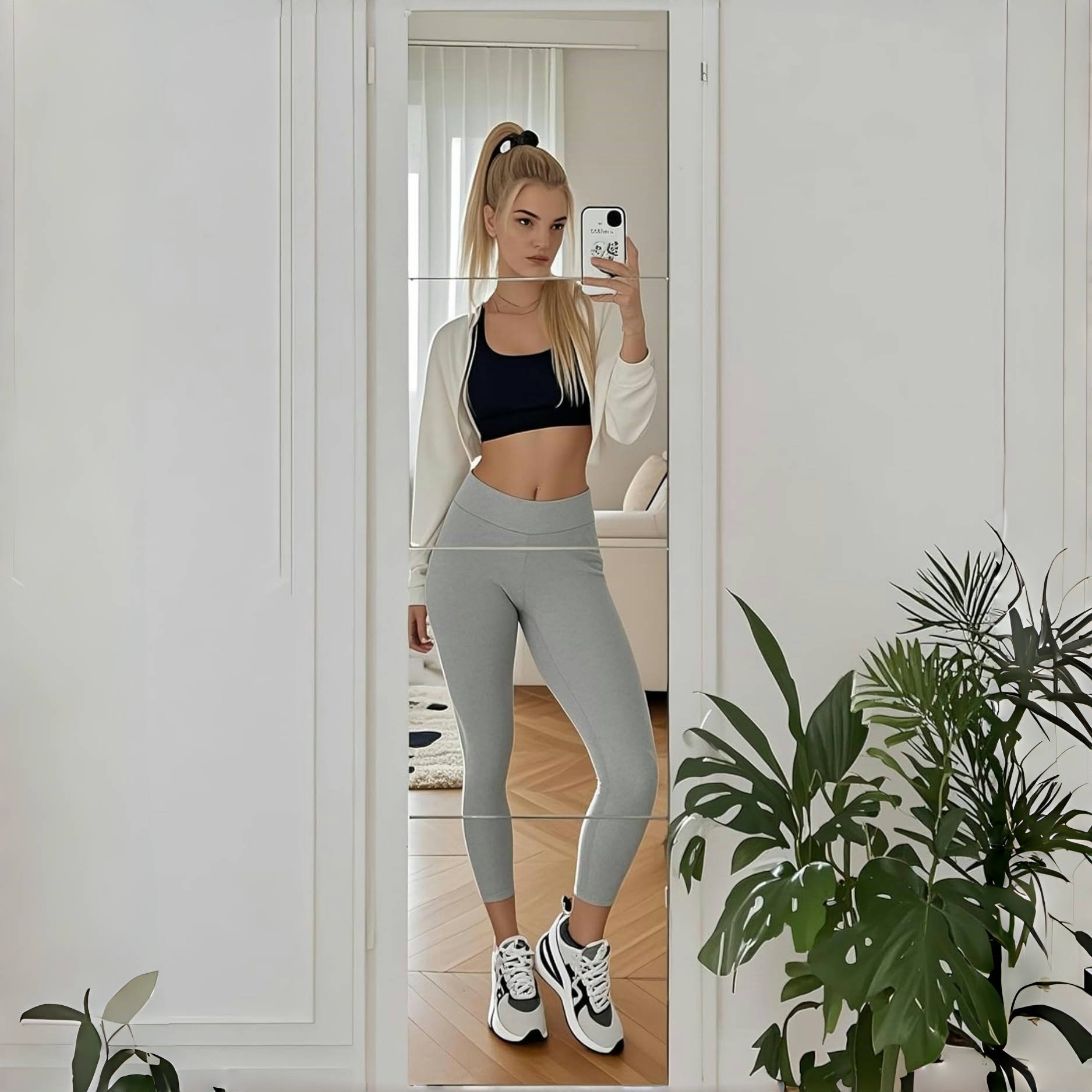 สติกเกอร์อะคริลิคแบบกระจกเงา 2 - Home Gym Rental บทวิจารณ์และราคา