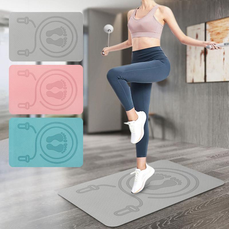 แผ่นรองกระโดดเชือกขนาด 6 มม. ว - Home Gym Yoga Mat บทวิจารณ์และราคา