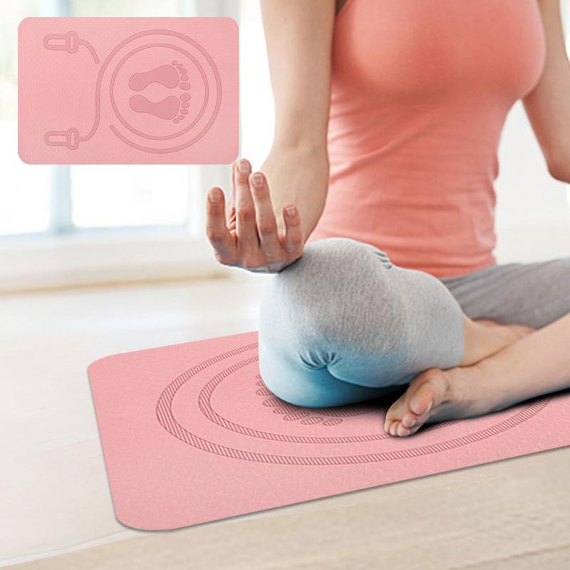 แผ่นรองกระโดดเชือกขนาด 6 มม. ว - Home Gym Yoga Mat บทวิจารณ์และราคา
