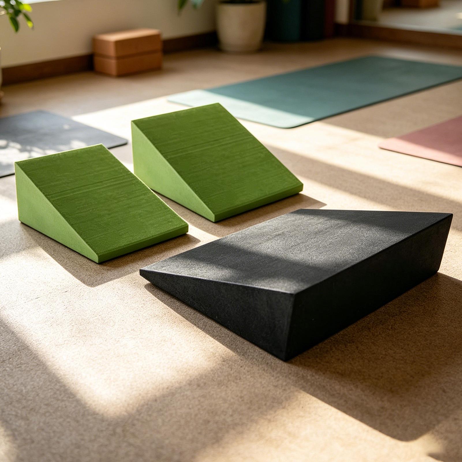 แผ่นรองโยคะ EVA แบบเอียง แผ่นโ - Home Gym Yoga Mat บทวิจารณ์และราคา