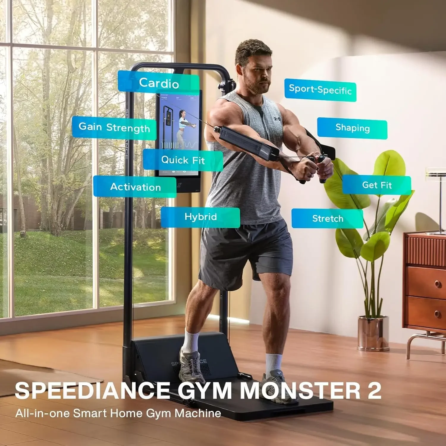 Gym Monster 2 สมาร์ทโฮมยิม ระบ - Home Gym Full Setup บทวิจารณ์และราคา