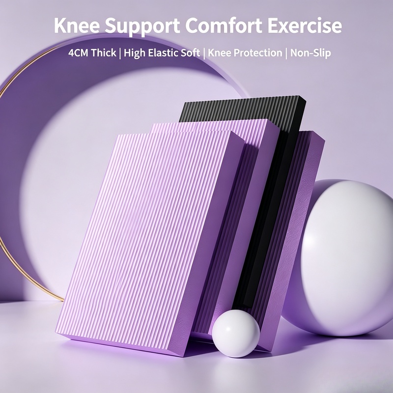 แผ่นรองเข่าโยคะกันลื่นหนาพิเศษ - Home Gym Yoga Mat บทวิจารณ์และราคา